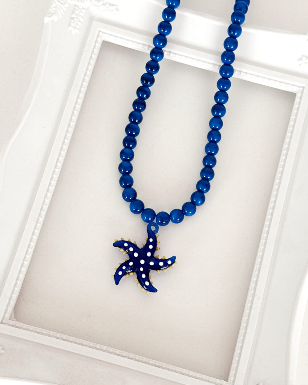 Collar estrella de mar blue